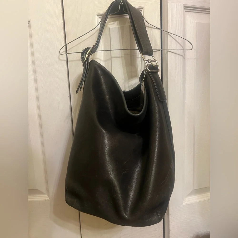 Vintage Coach Leather Bag - Picture 9 of 13